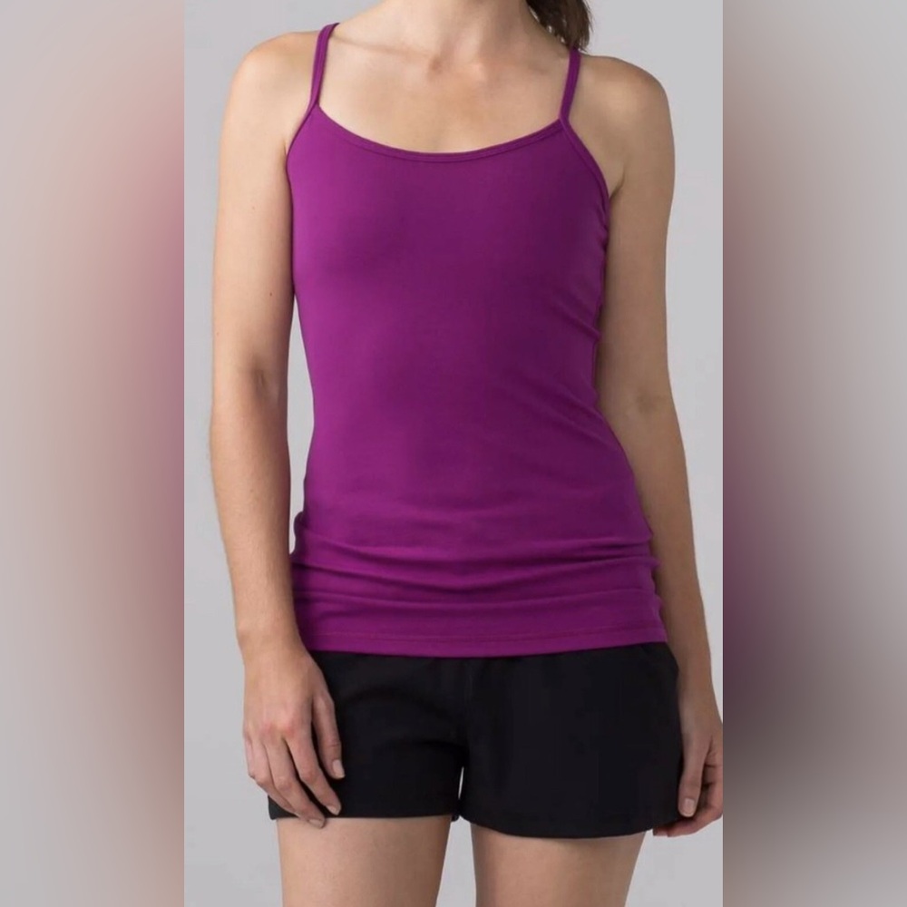Lululemon Power Y Tank purple small